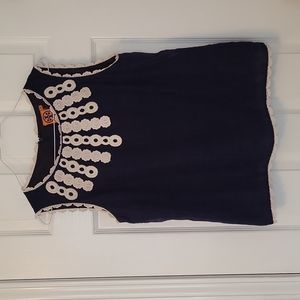 Tory Burch Sleeveless Linen Top